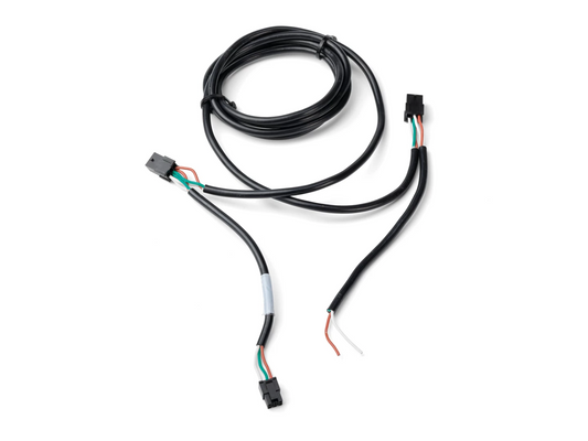 WLL 122E 01 - Connection cable, 2 actuators with entrapment connection, black